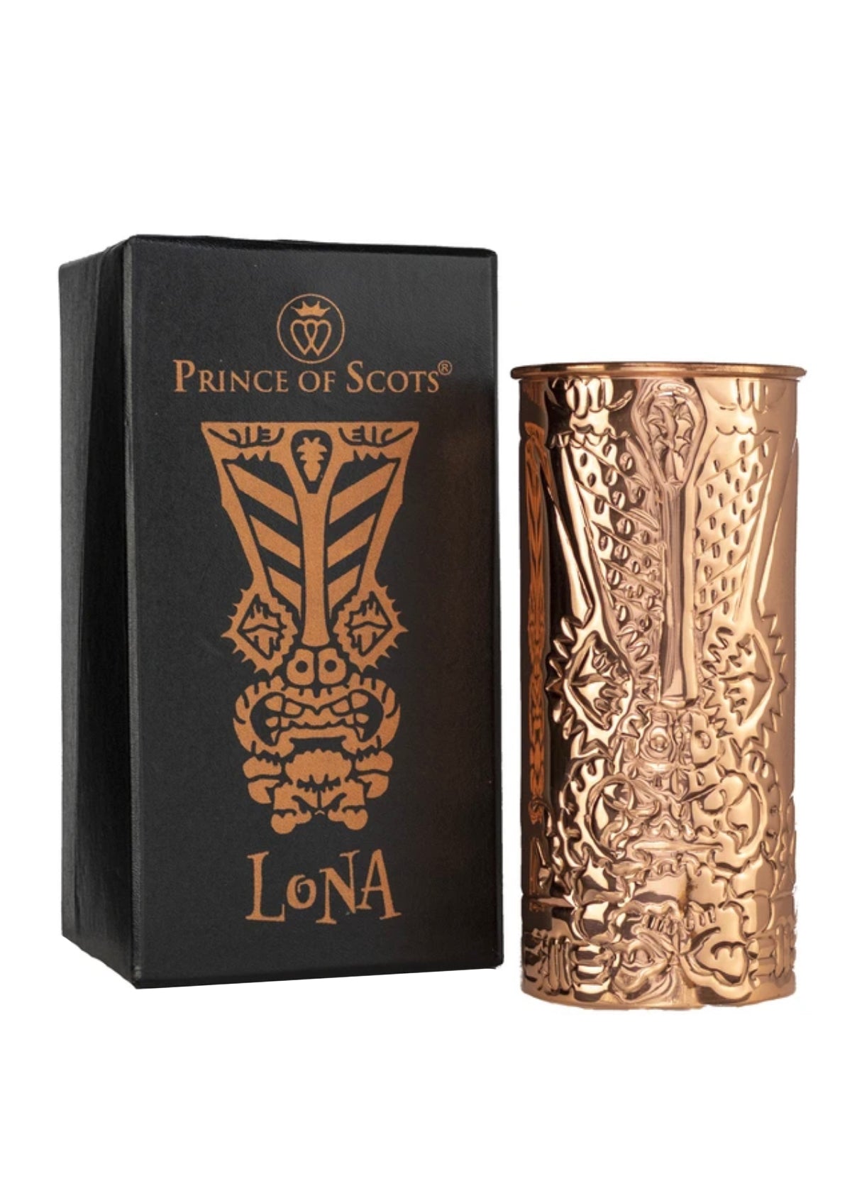 The Legends of Hawaii Copper Tiki Mugs Lona Weston Table