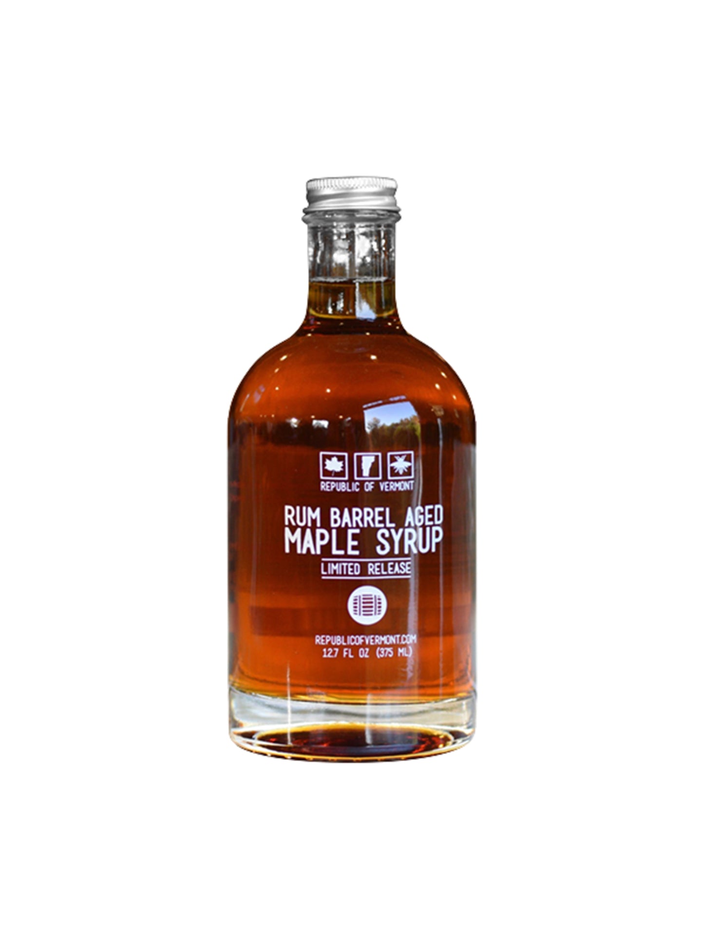 Republic Of Vermont Rum Barrel Aged Maple Syrup Weston table