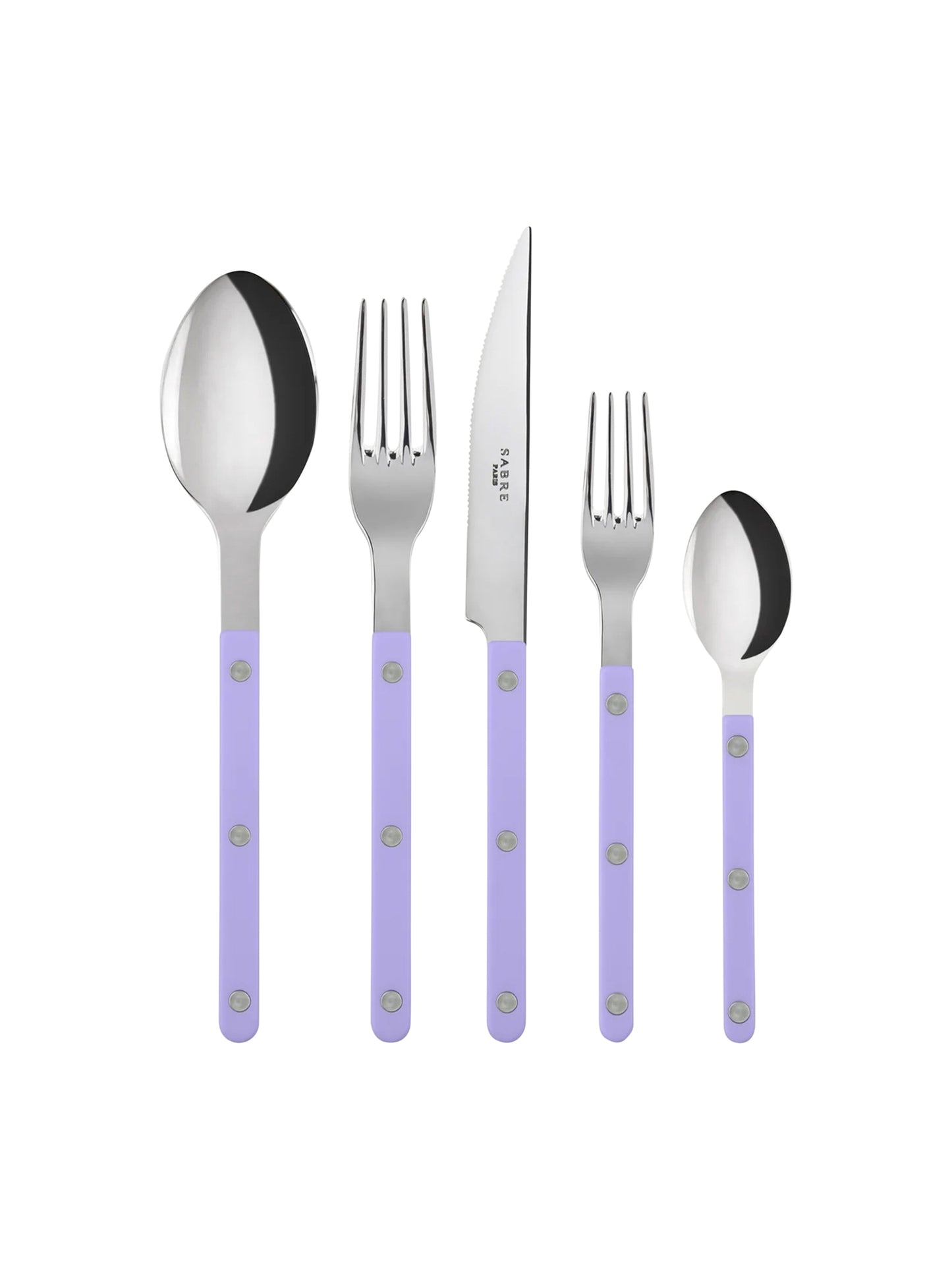 Sabre Paris Bistro Lilac 5 Piece Place Setting Weston Table