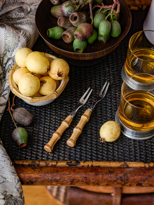 Sabre Paris Bamboo Cocktail Forks Weston Table