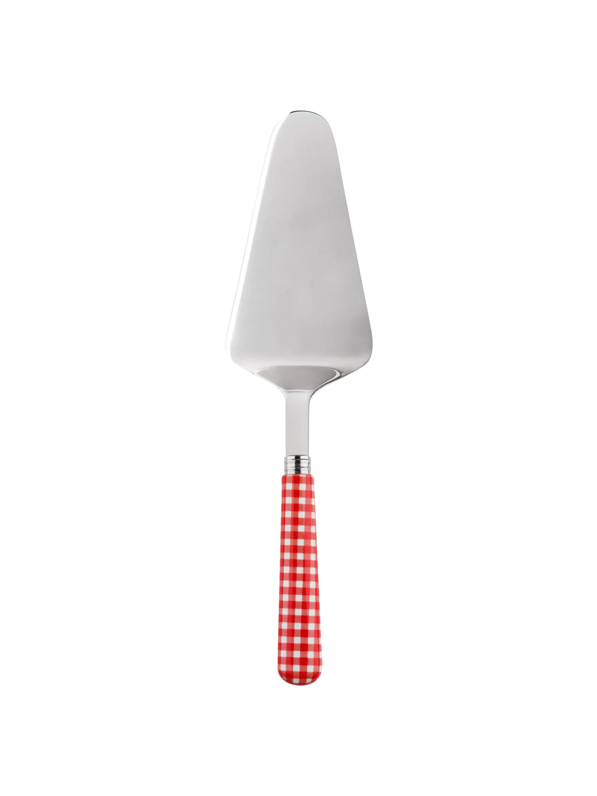 Sabre Paris Gingham Red Tart Server Two Weston Table