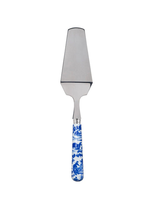 Sabre Paris Toile De Jouy Blue Tart Slicer Weston Table