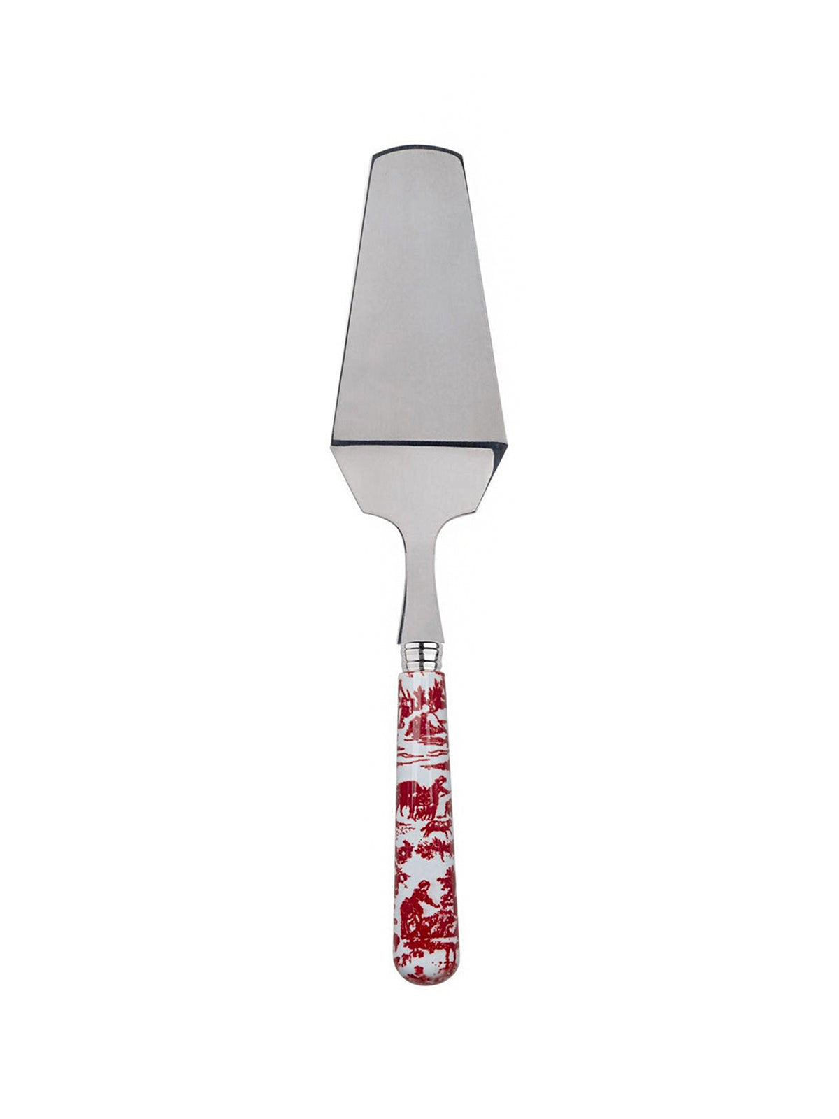 Sabre Paris Toile De Jouy Red Tart Slicer Weston Table