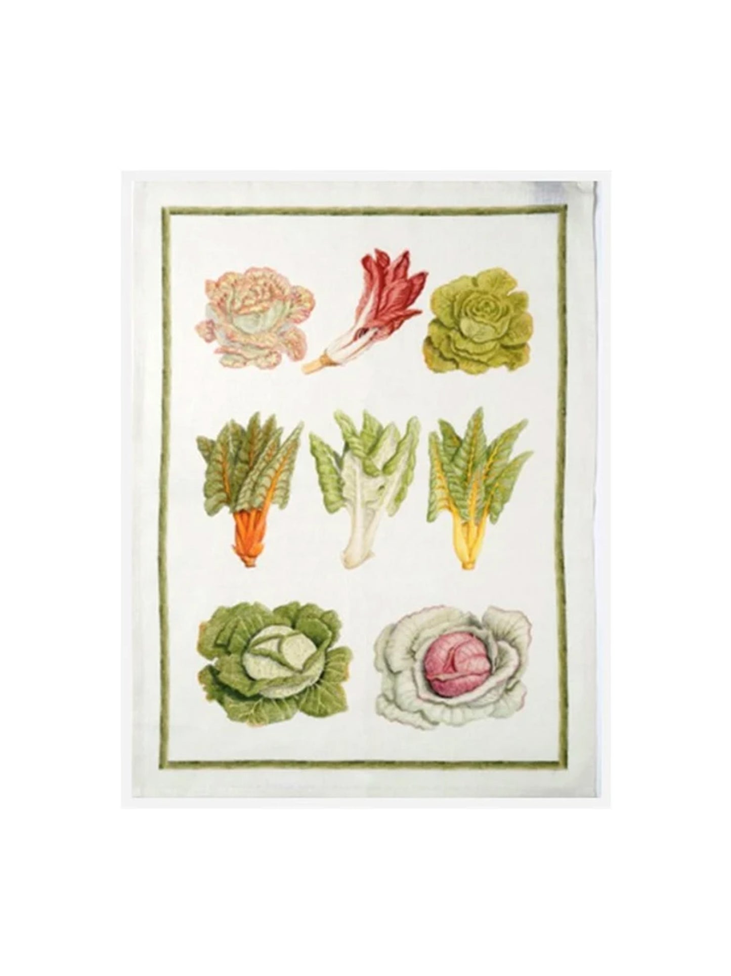 Salad Greens Linen Kitchen Towel Weston Table