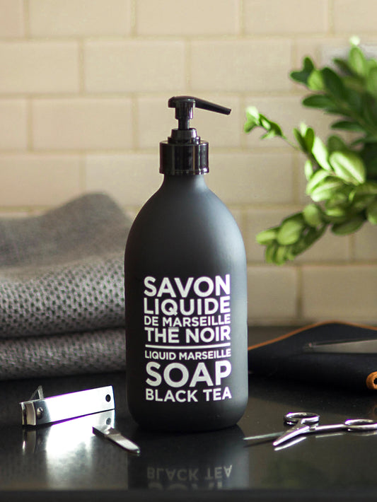 Savon de Marseille Black Tea Liquid Soap Weston Table