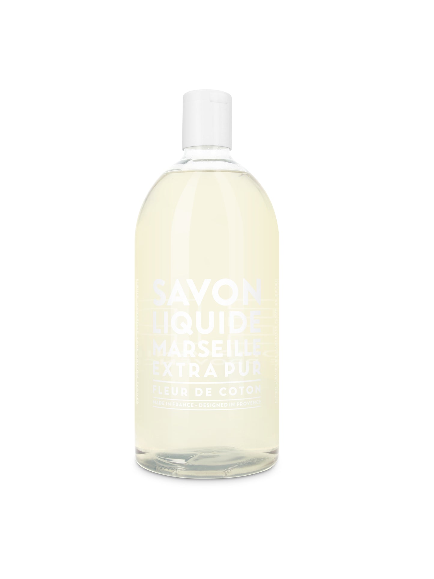 Savon de Marseille Extra Pur Cotton Flower Liquid Soap Refill Bottle Weston Table