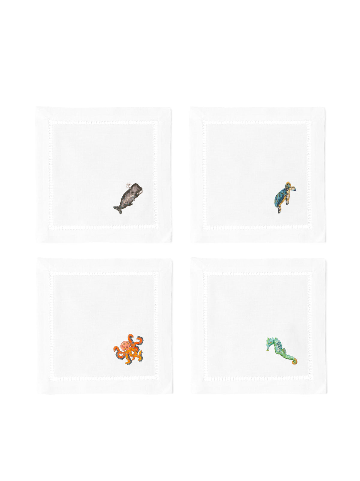 Sea Life Cocktail Napkins Weston Table