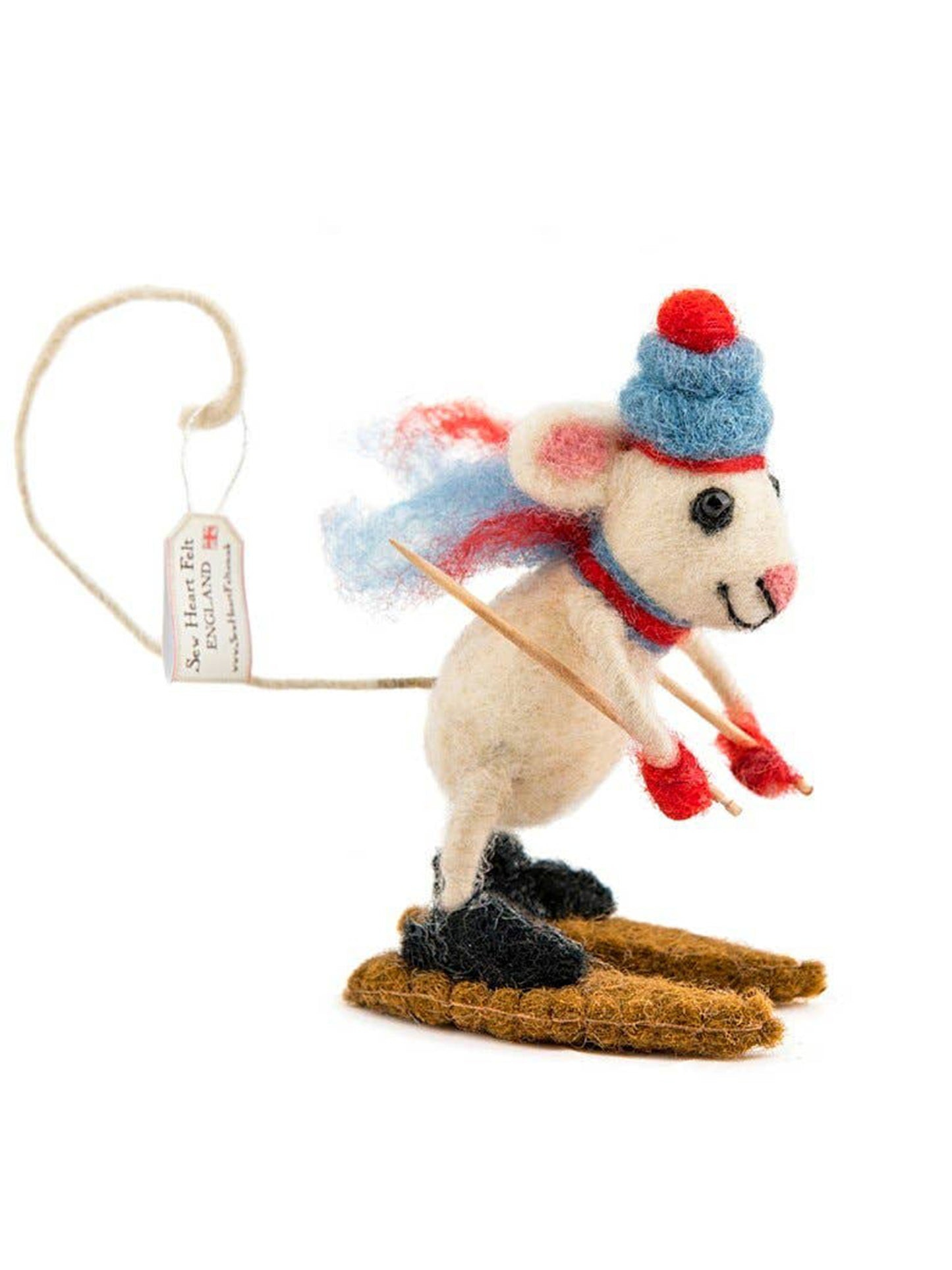 Sew Heart Felt Skiing Mouse Weston Table