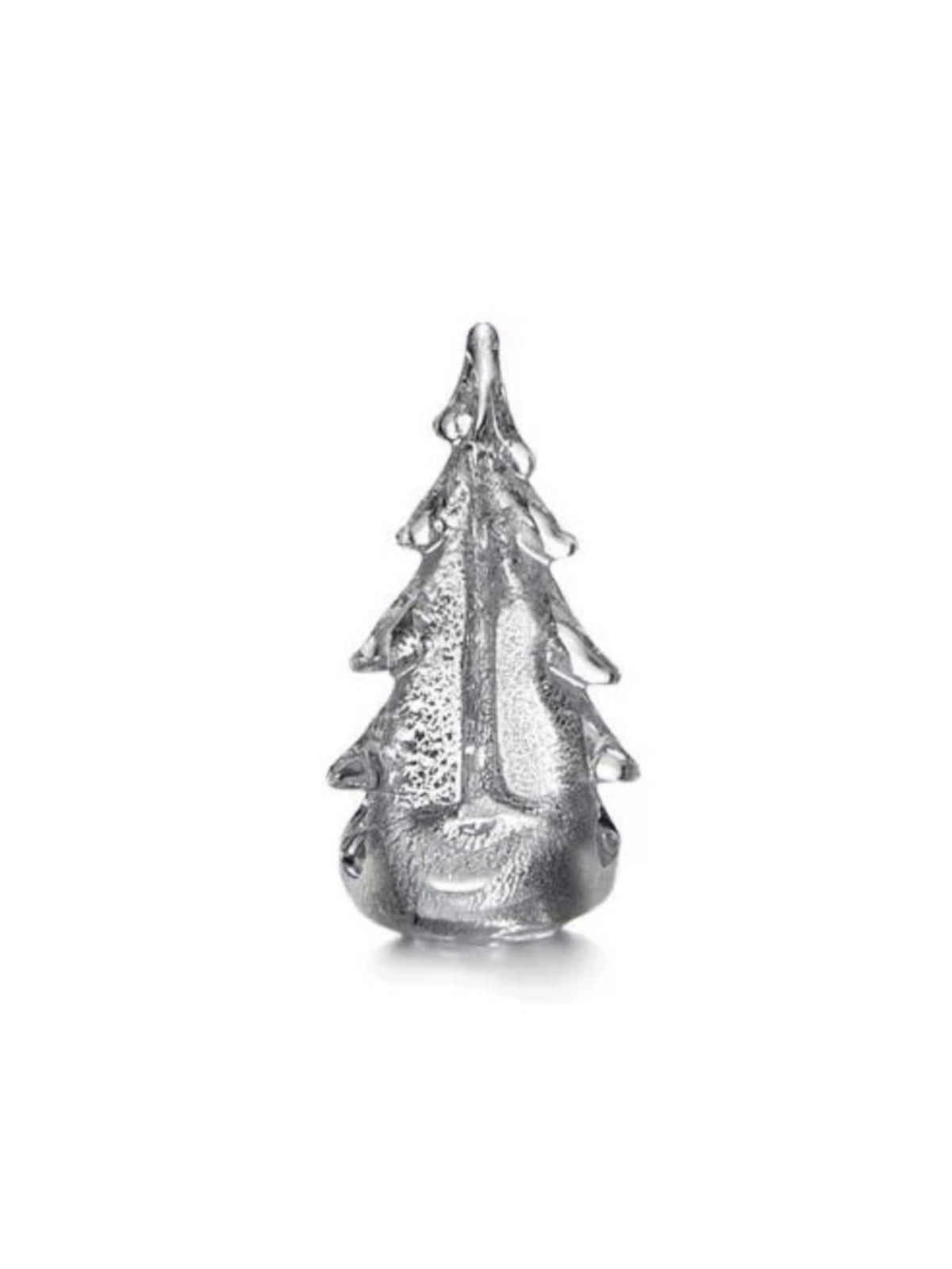 Simon Pearce Silver Leaf Evergreen in Gift Box Weston Table