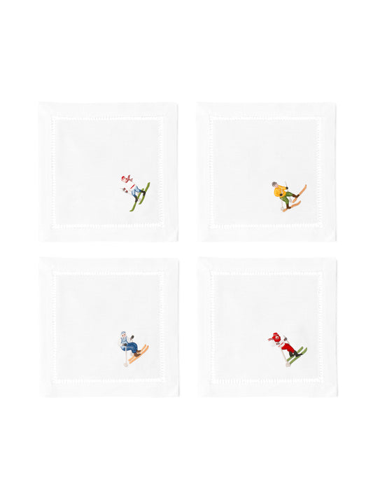 Skiers Cocktail Napkins Weston Table