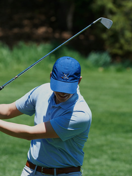 Smathers & Branson Crossed Clubs Needlepoint Performance Hat Weston Table