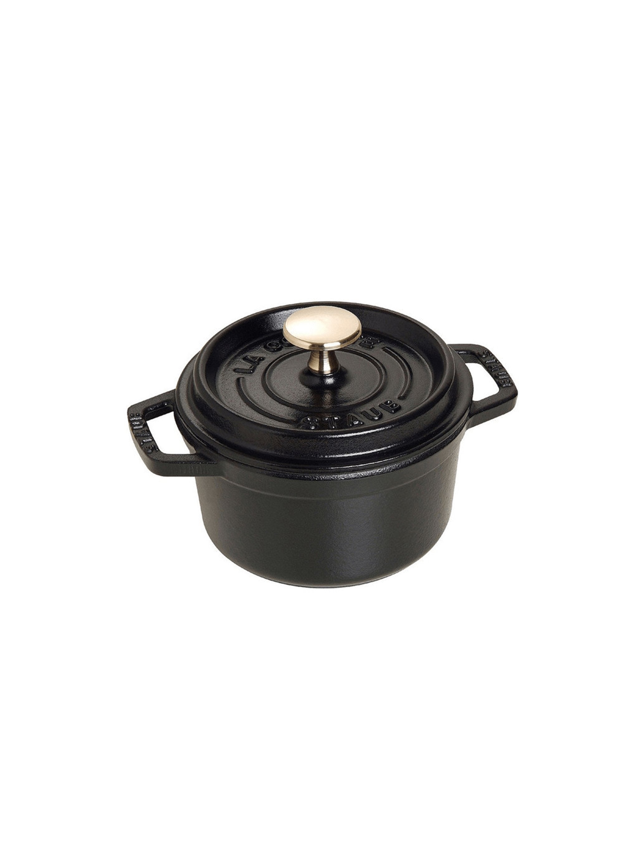 Staub Dutch Oven - 9-qt Cast Iron Cocotte - Matte Black – Cutlery and More