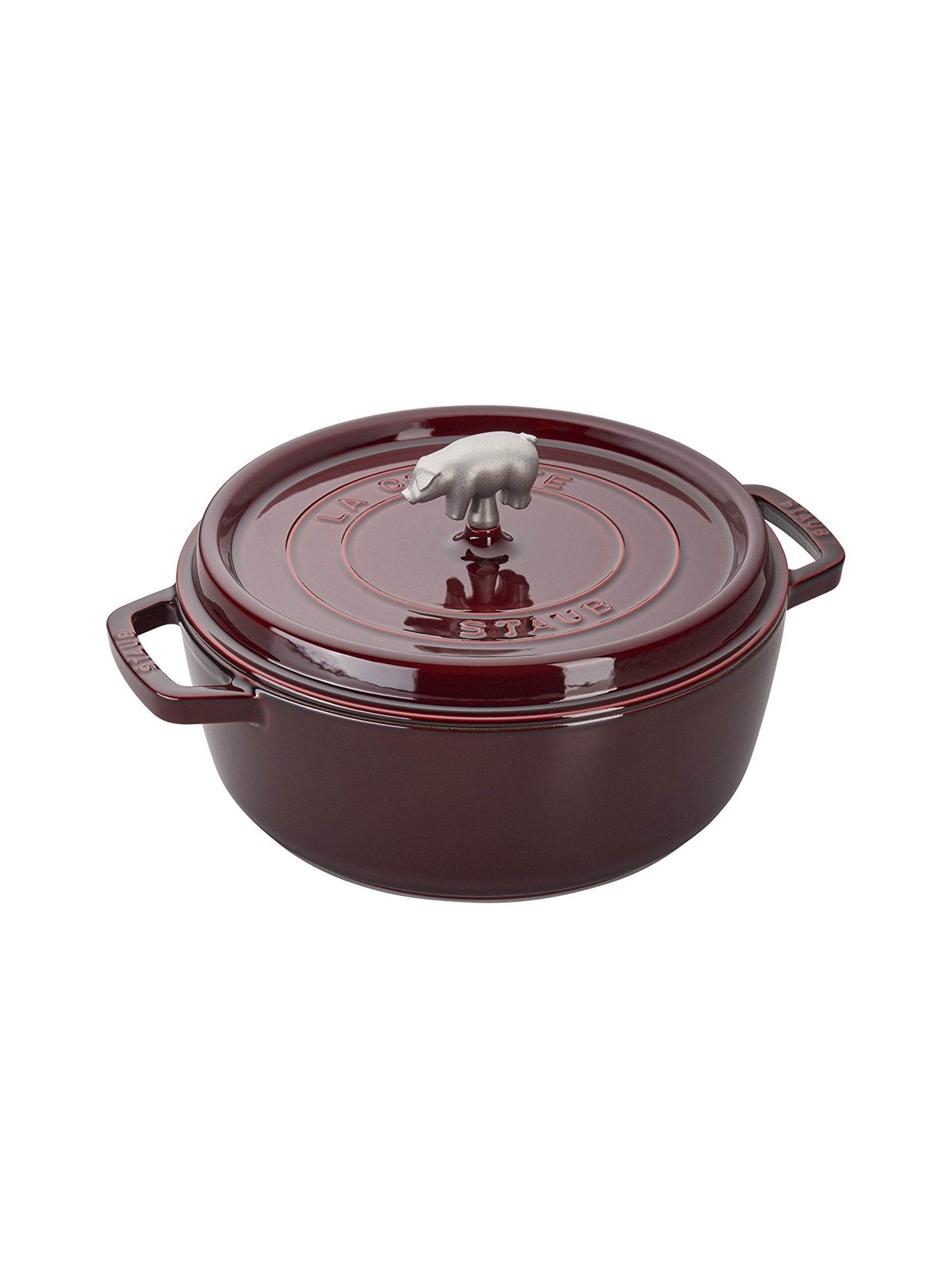 Staub Cast Iron Braiser with Brass Knob