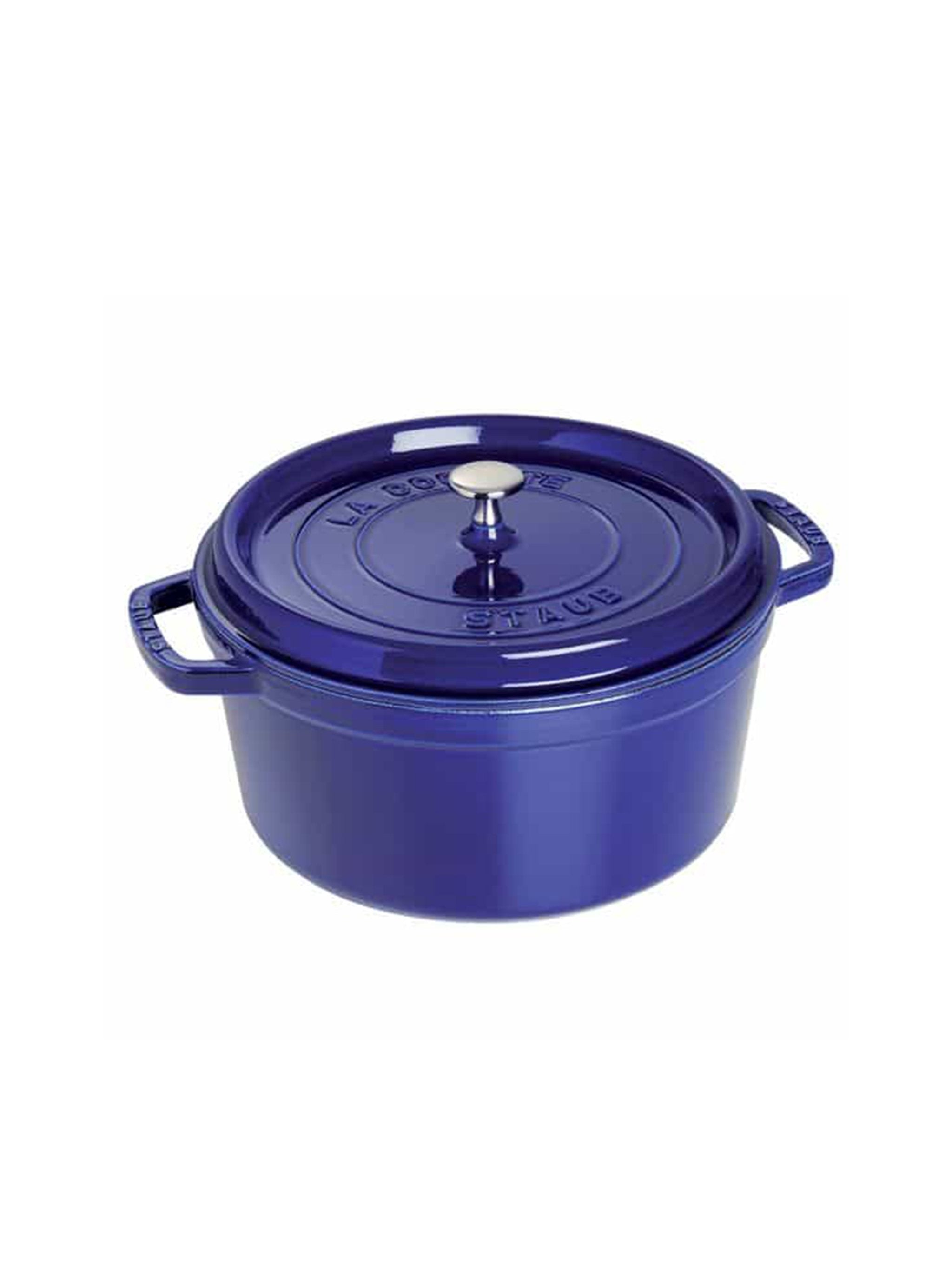 Staub Dutch Oven - 7-qt Cast Iron Cocotte - Sapphire Blue – Cutlery and More