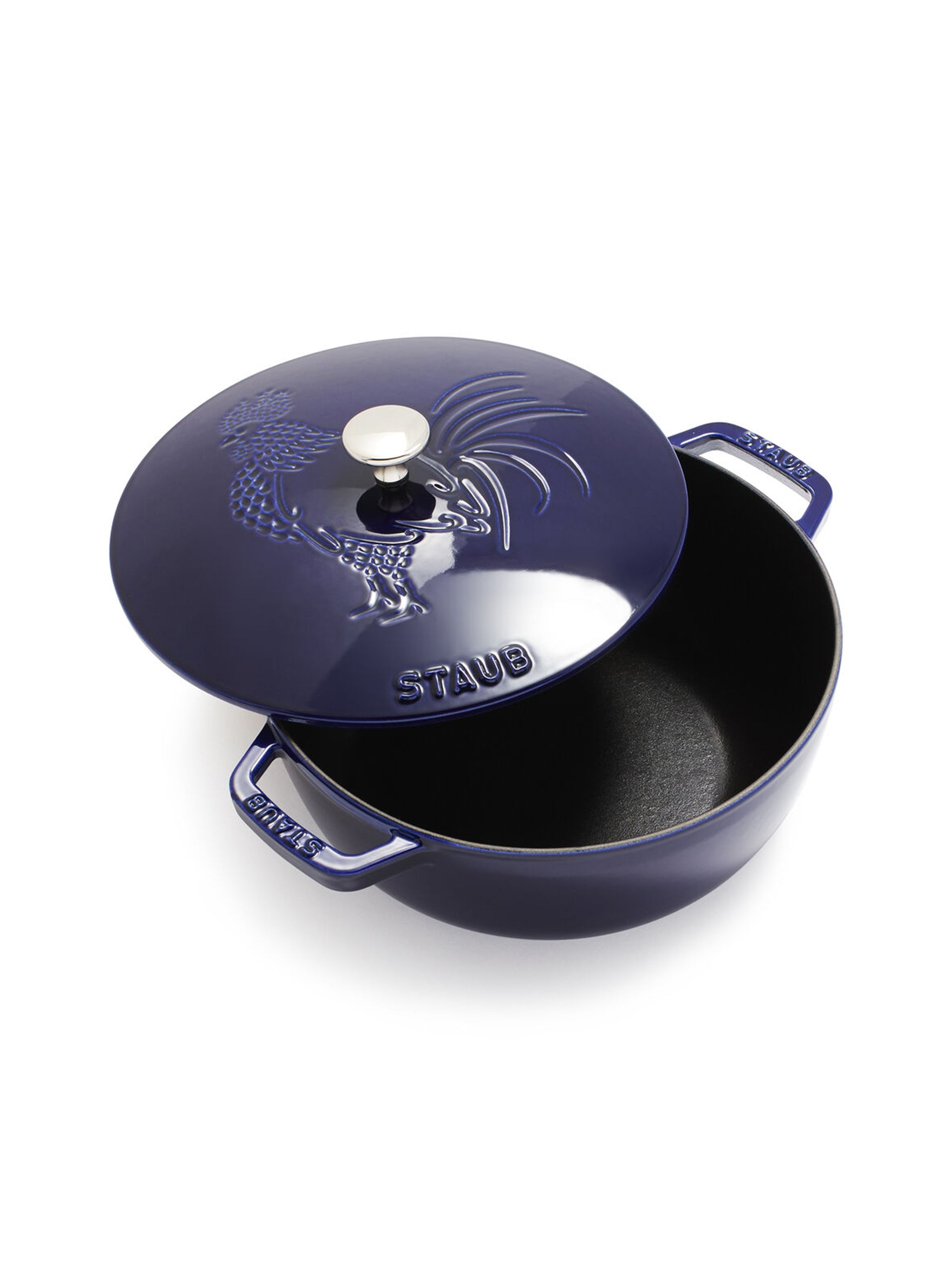 Staub Cast-Iron Essential French Oven - Rooster Design