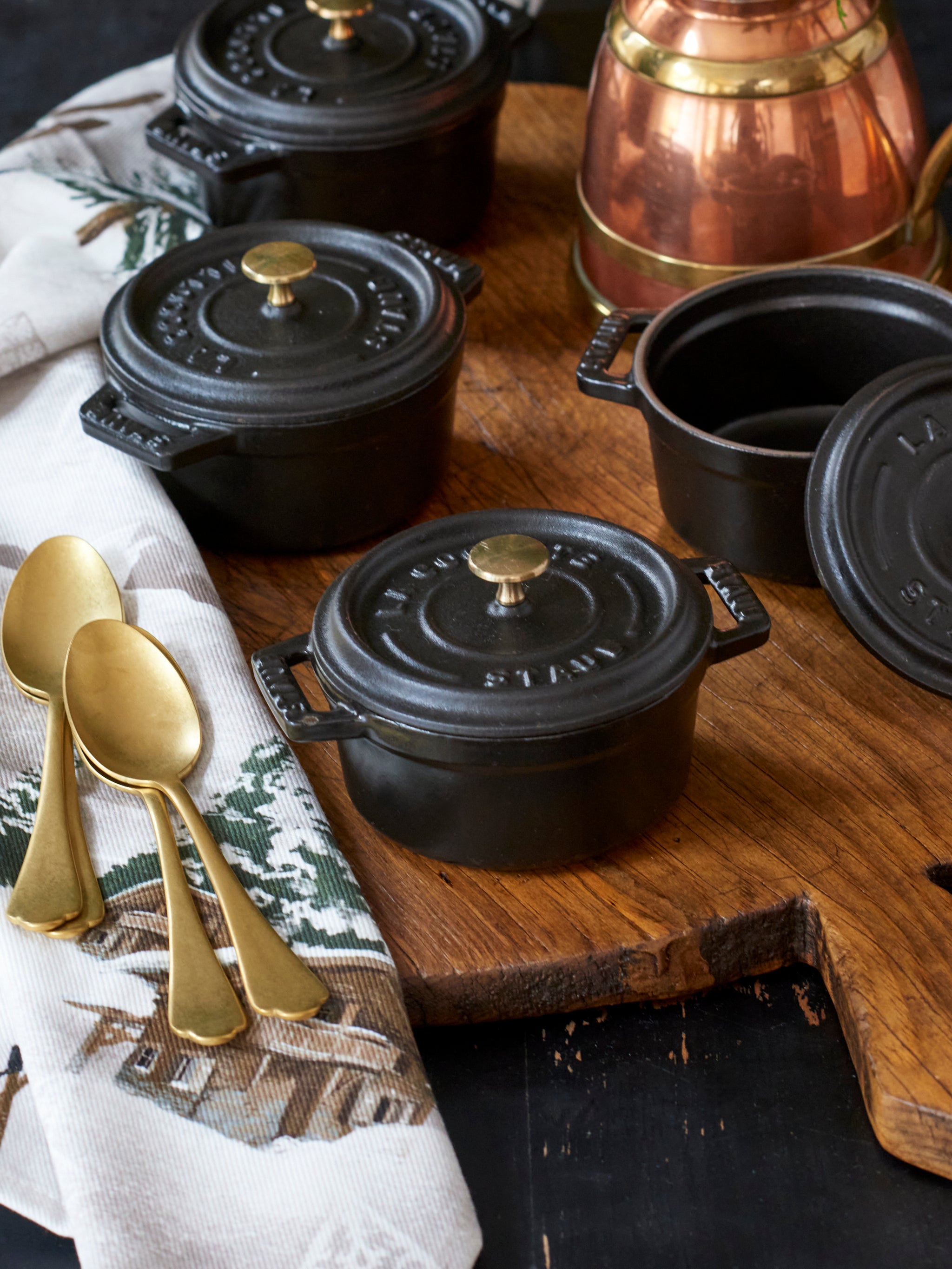 Shop Staub Cast Iron .5 Quart Round Cocotte at Weston Table