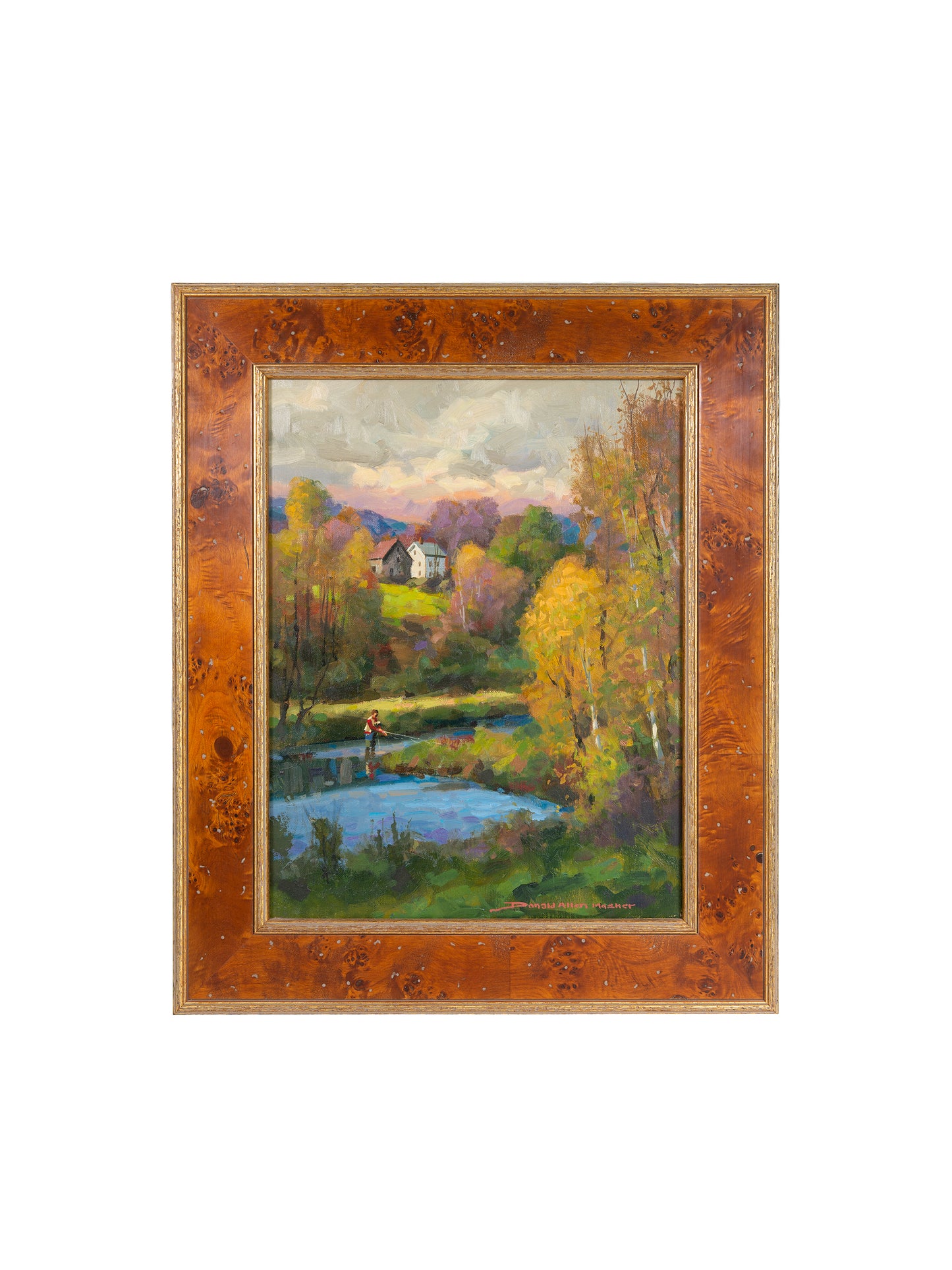 Stream in Vermont David Allen Mosher Weston Table