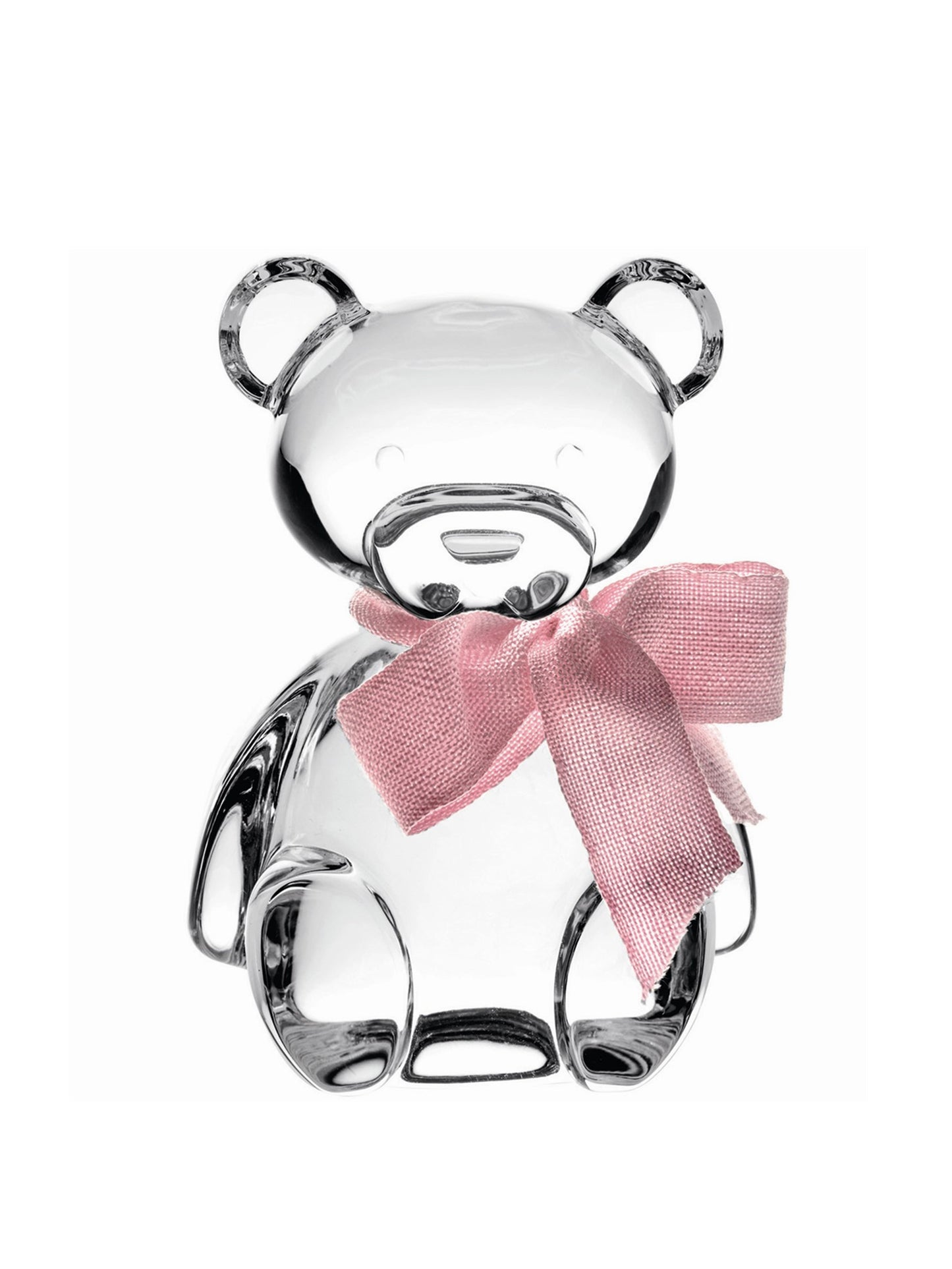 Teddy Bear Case With Sculpture Pink Weston Table