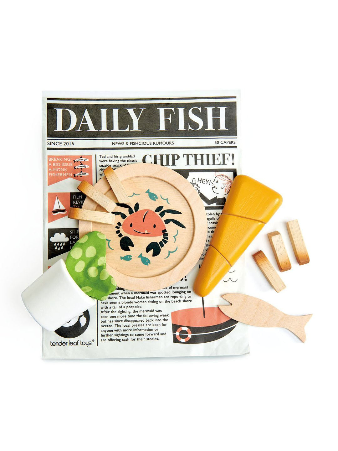 Tender Leaf Toys Fish and Chips Supper Weston Table