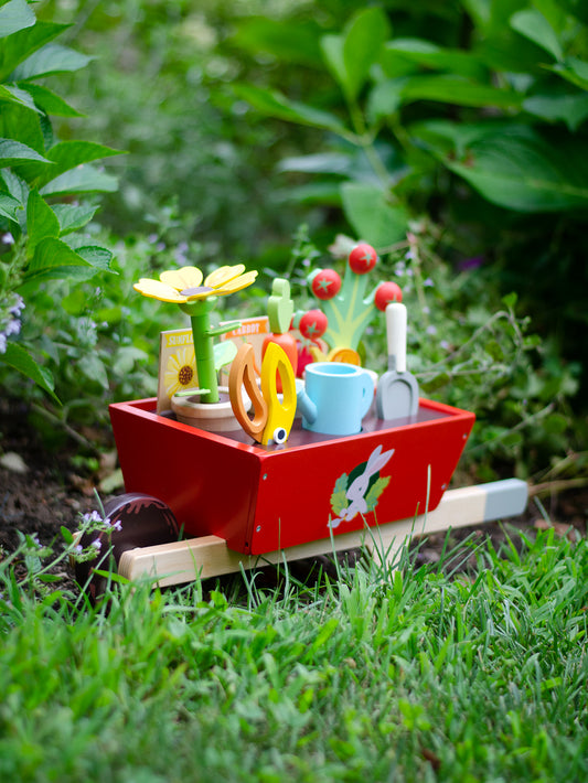 Tender Leaf Toys Garden Wheelbarrow Set Weston Table