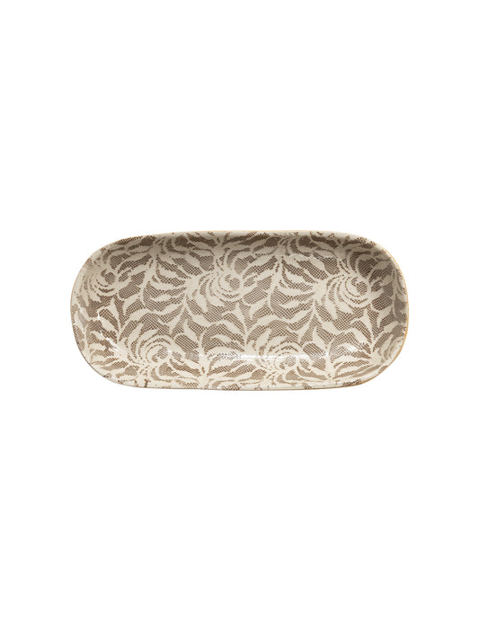 Terrafirma Ceramics Small Mocha Laurel Canape Trays Weston Table