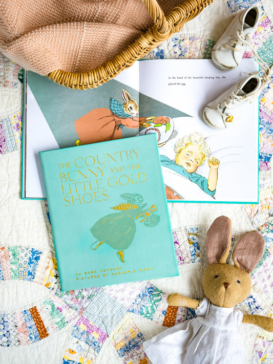 The Country Bunny and the Little Gold Shoes Leatherbound Edition Weston Table