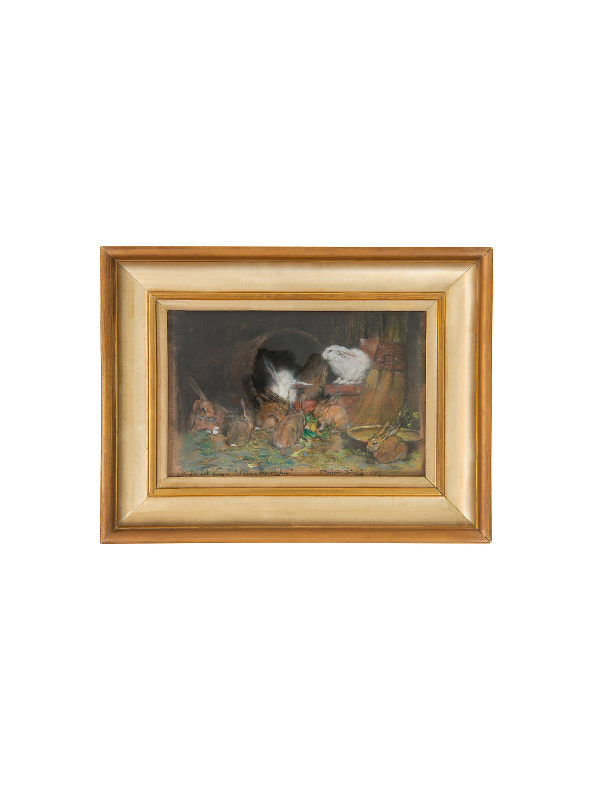 Una Famiglia by Silvio Bicchi 1915 Weston Table