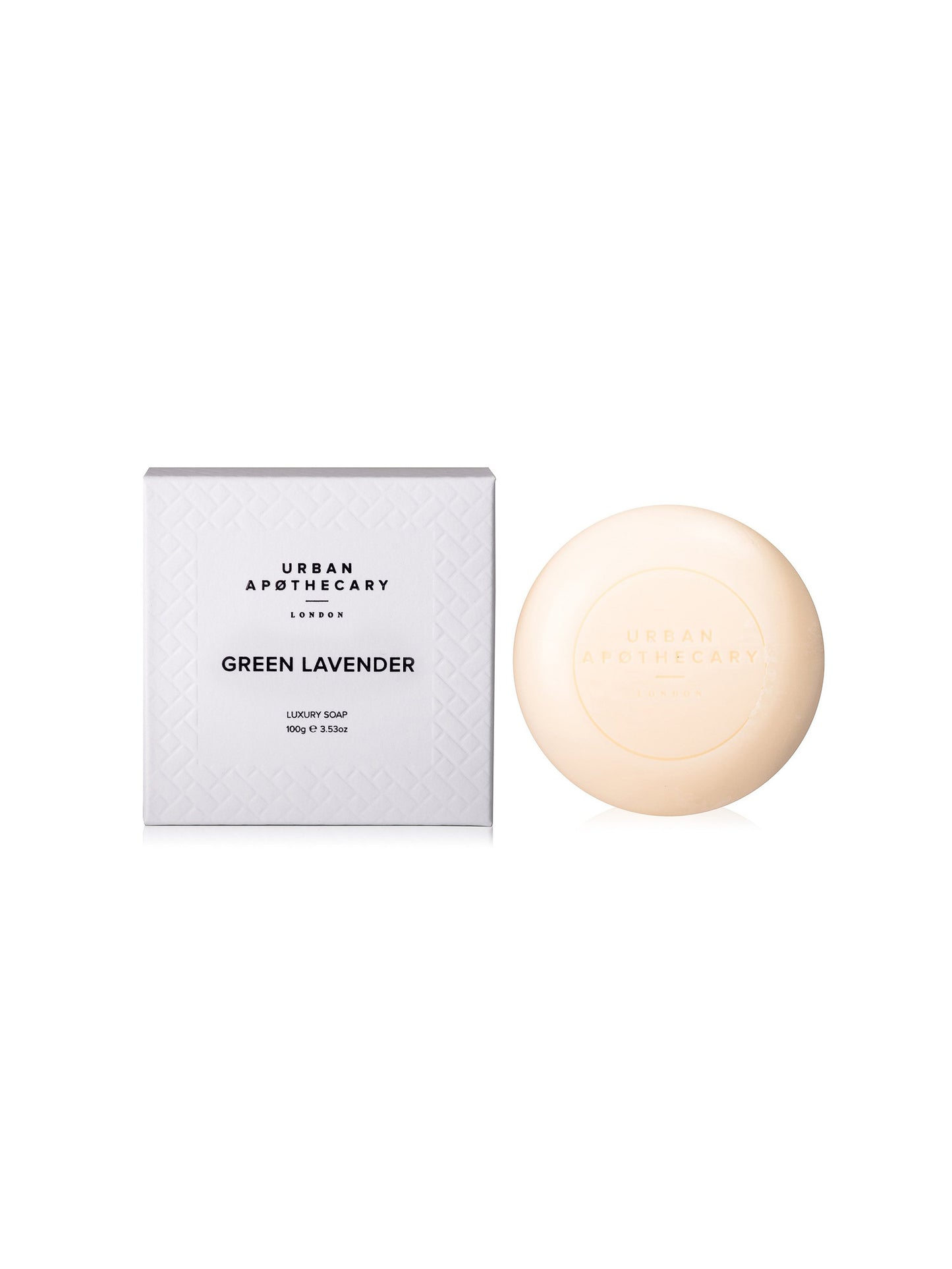 Urban Apothecary London Green Lavender Luxury Soap Weston Table