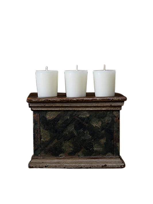 MATCH Pewter Beeswax Votive Candles Ivory Weston Table