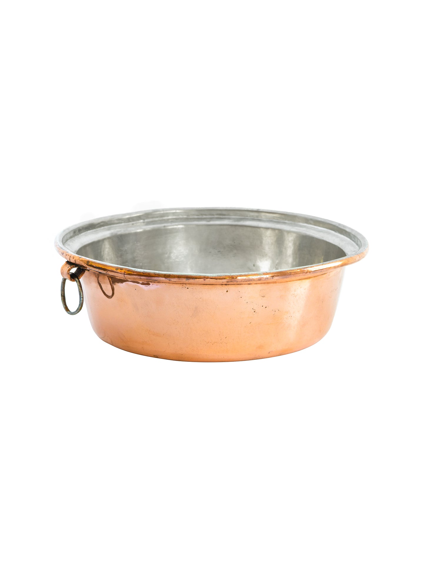 Vintage 1880s French Copper Mixing Bowl Weston Table