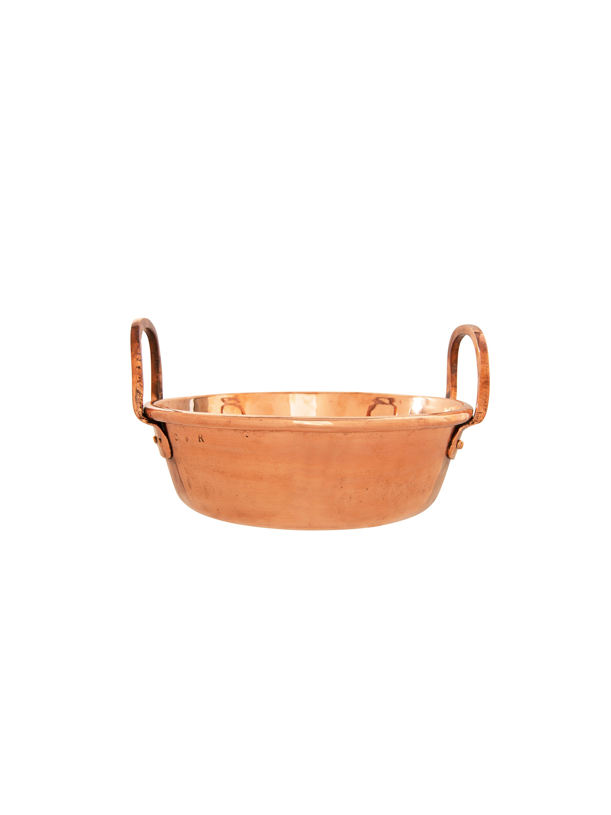 Shop the Vintage 19th Century Graduated Copper Pans on Stand at Weston Table