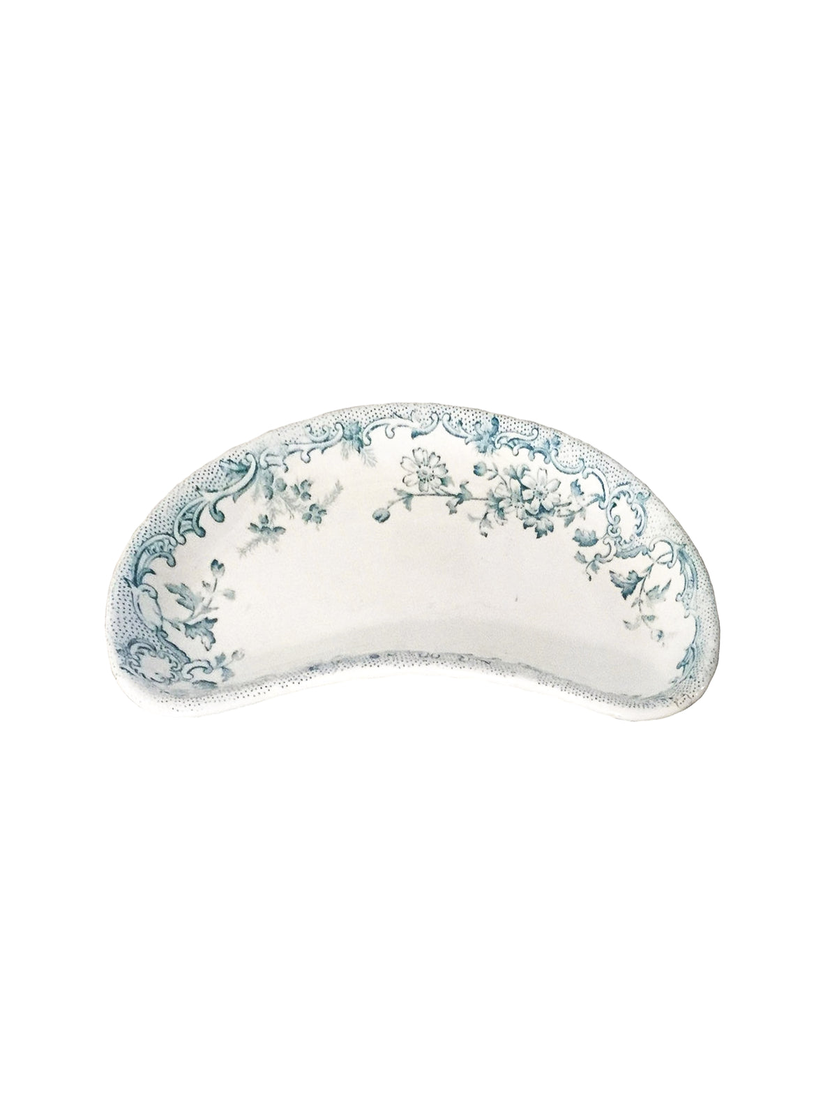 Vintage 1920s Blue Crescent Transferware Plate Weston Table