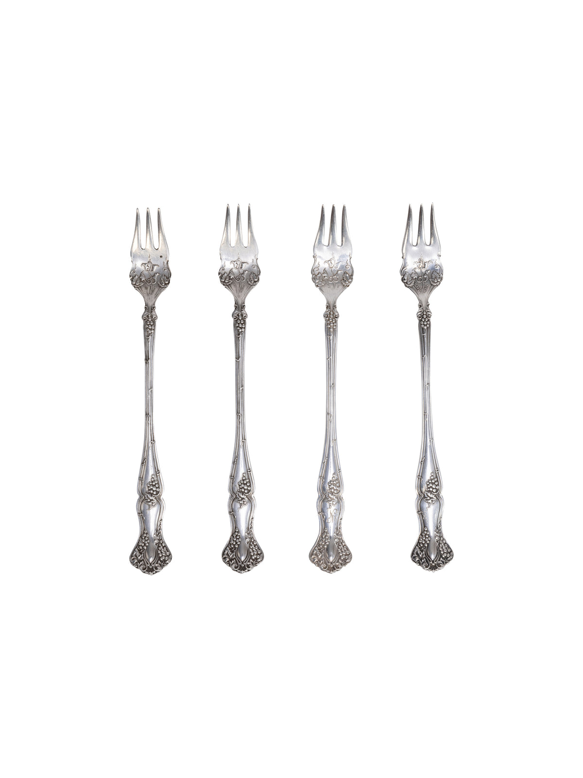 Vintage 1940s Rogers Vintner Silver Plate Oyster Forks Weston Table