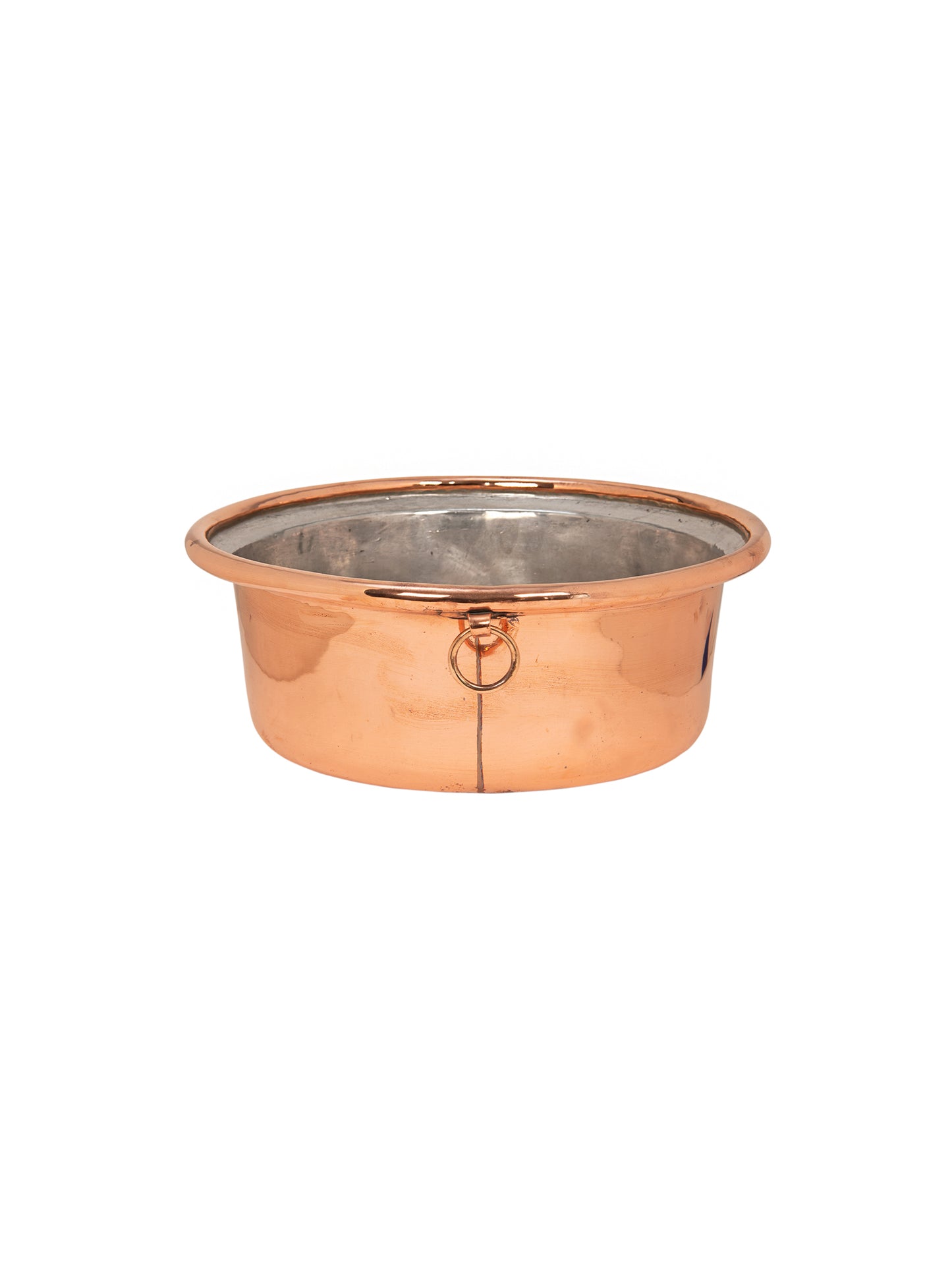 Vintage 19th Century French Copper Mixing Bowl Weston Table