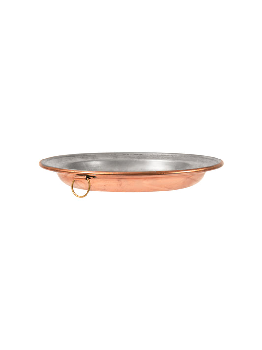 Vintage 19th Century French Copper Pie Plate Weston Table