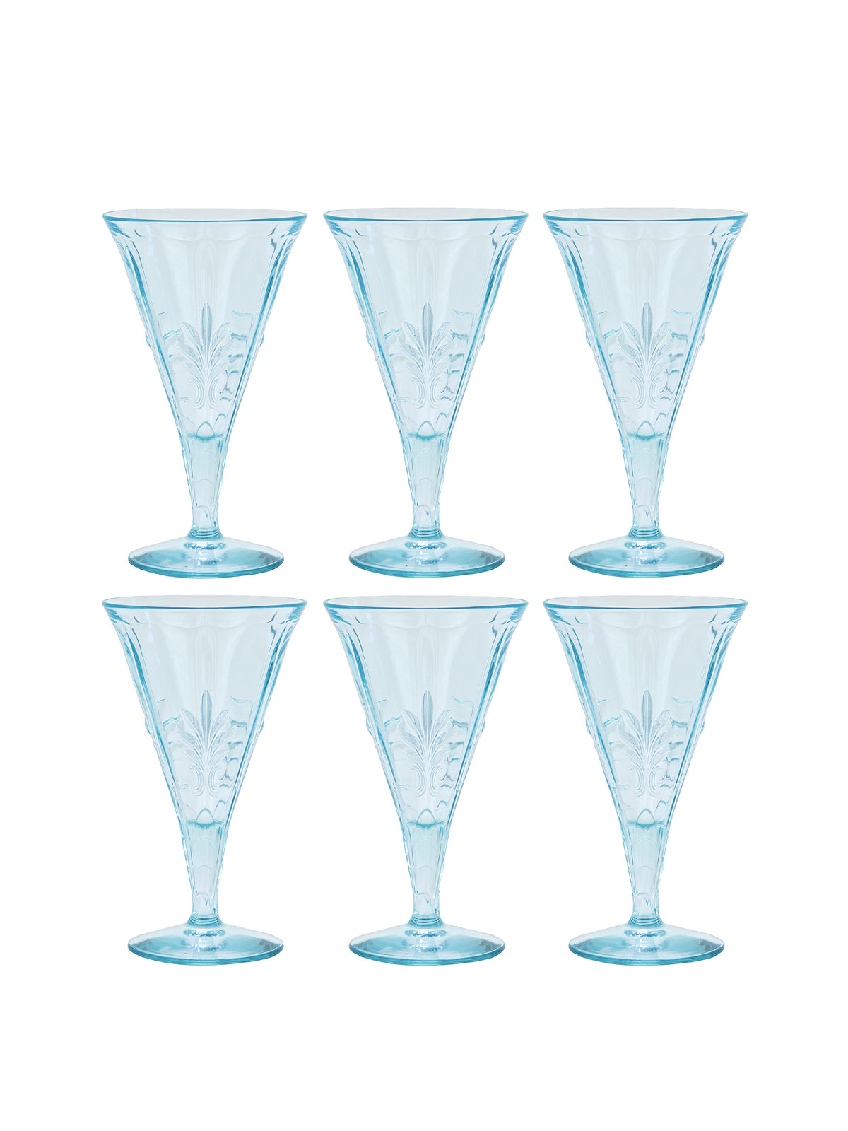 Vintage Baroque Azure Glasses Weston Table