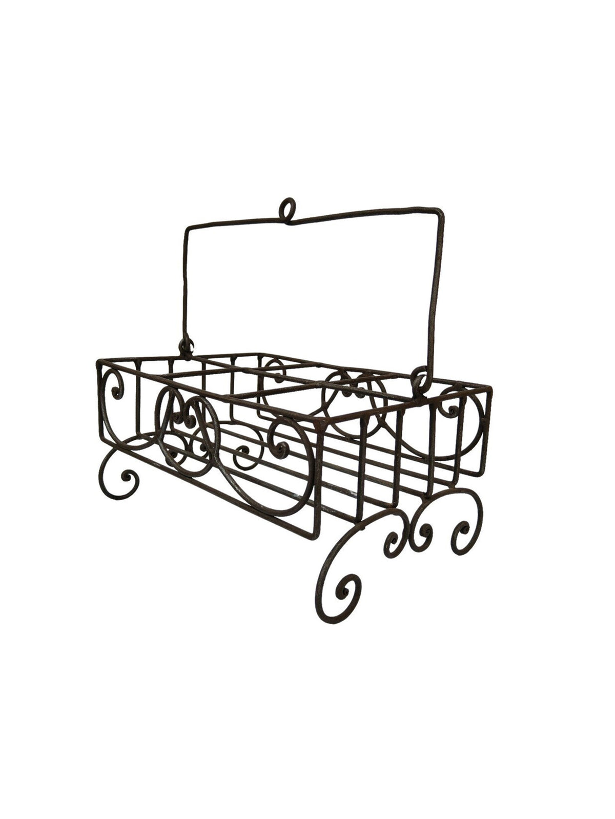 Vintage French Drinking Glass Caddy Weston Table
