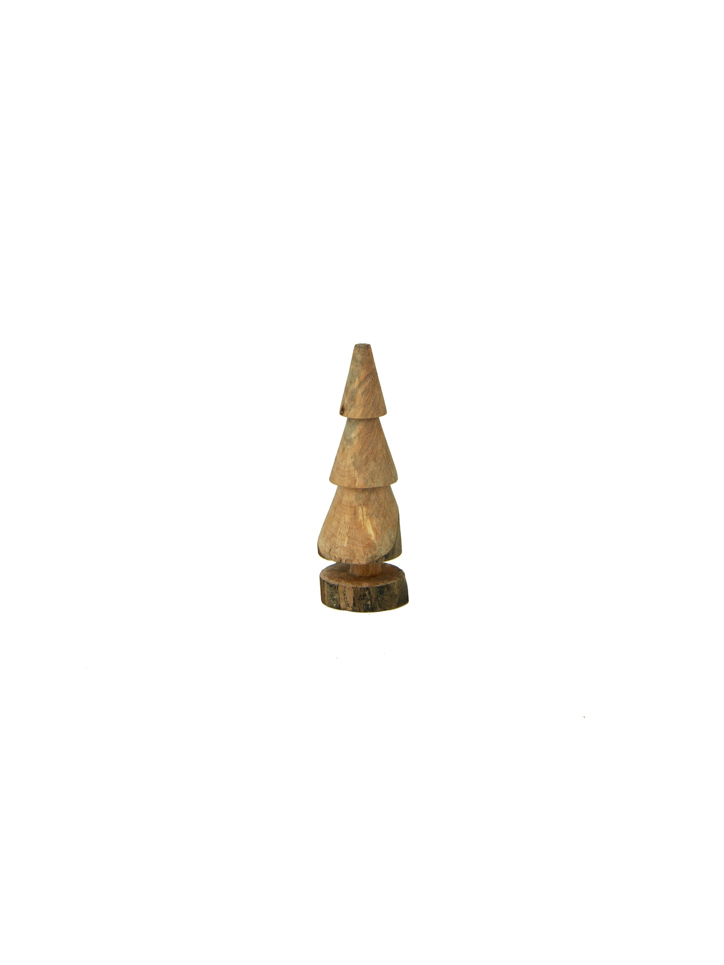 Vintage Hand Carved Wooden Forest Handmade Wooden Trees Extra Small Weston Table