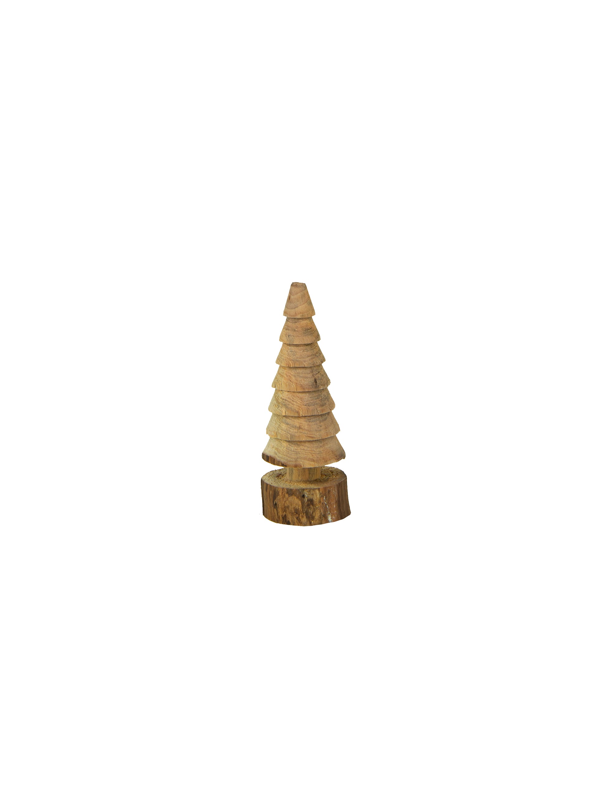 Vintage Hand Carved Wooden Forest Handmade Wooden Trees Extra Small Weston Table