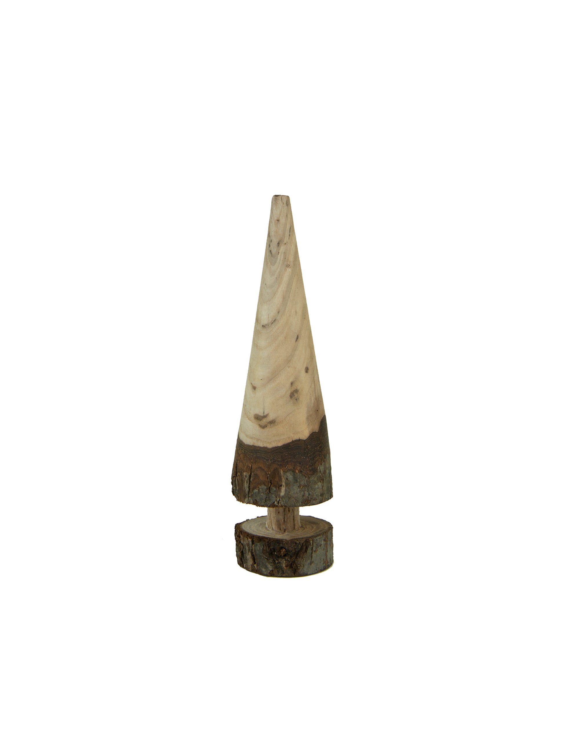 Vintage Hand Carved Wooden Forest Handmade Wooden Trees Small Weston Table