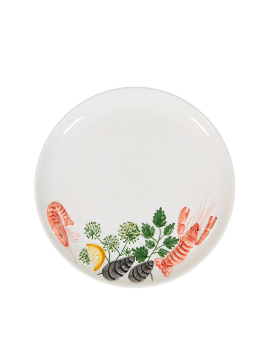 Vintage Retro Portuguese Majolica Seafood Platter Weston Table