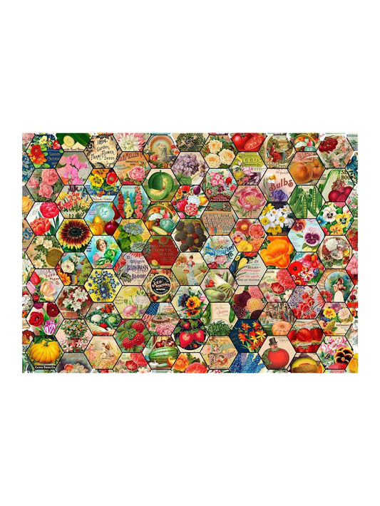 Heirloom Seeds Wood Puzzle Weston Table