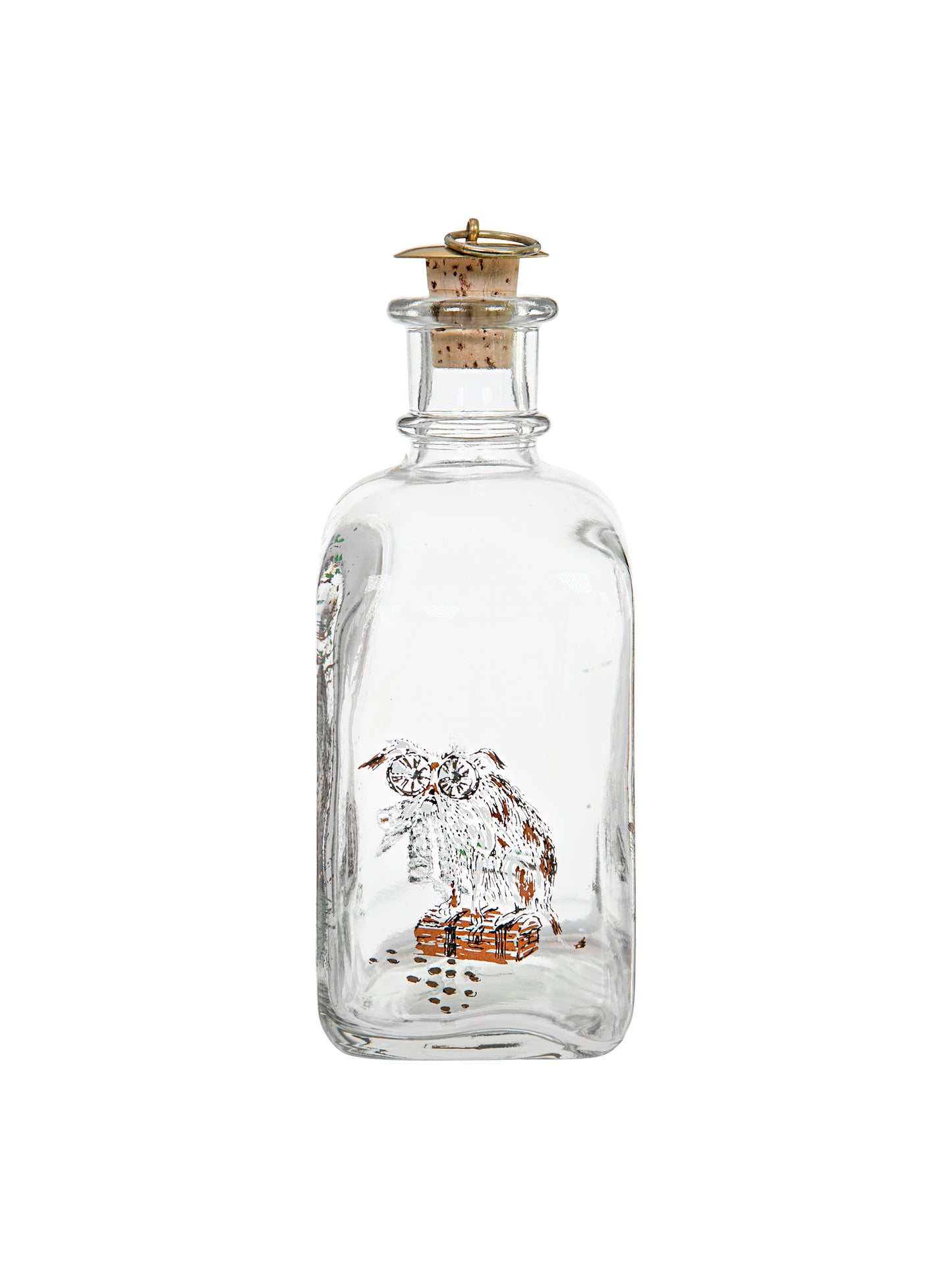 Vintage Tinder Box Glass Bottle Weston Table