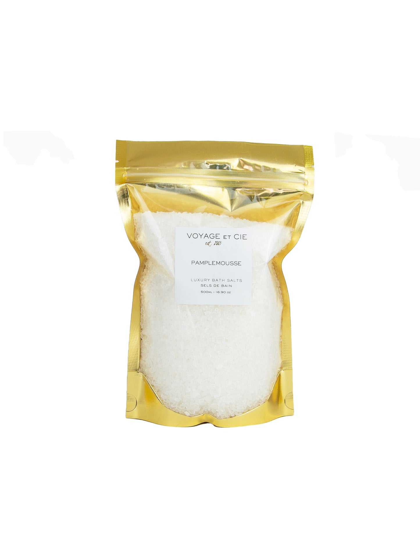 Voyage et Cie Sels de Bain Pampoulmousse Botanical Mineral Salts Weston Table