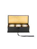 Voyage et Cie Set of Three Votives in Gift Box Weston Table