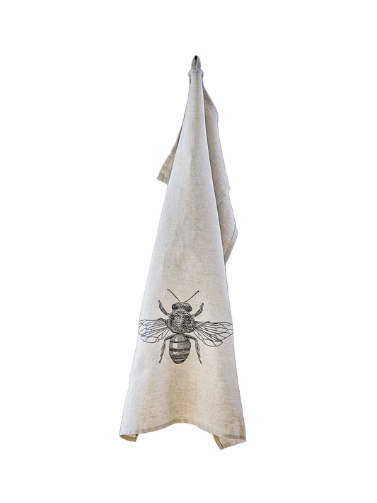 WT Bee Linen Tea Towel Weston Table