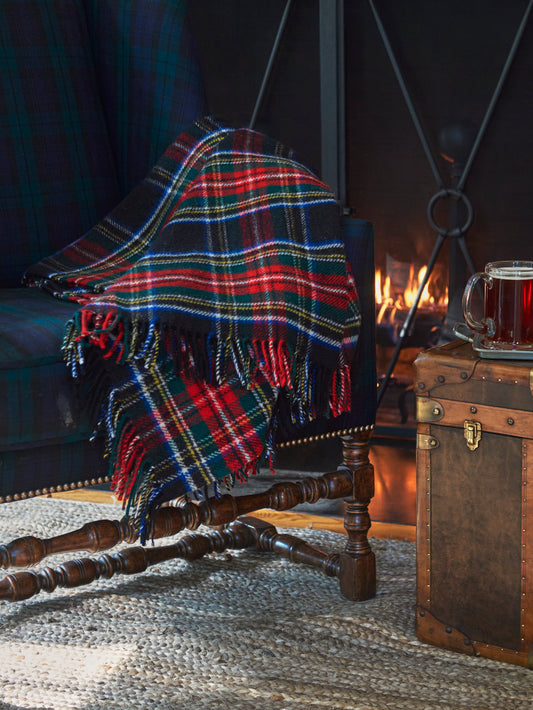 Black Stewart Throw Weston Table