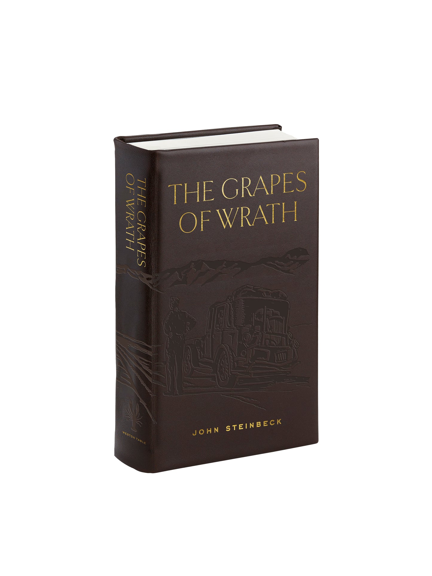 WT Grapes of Wrath Leatherbound Edition Weston Table