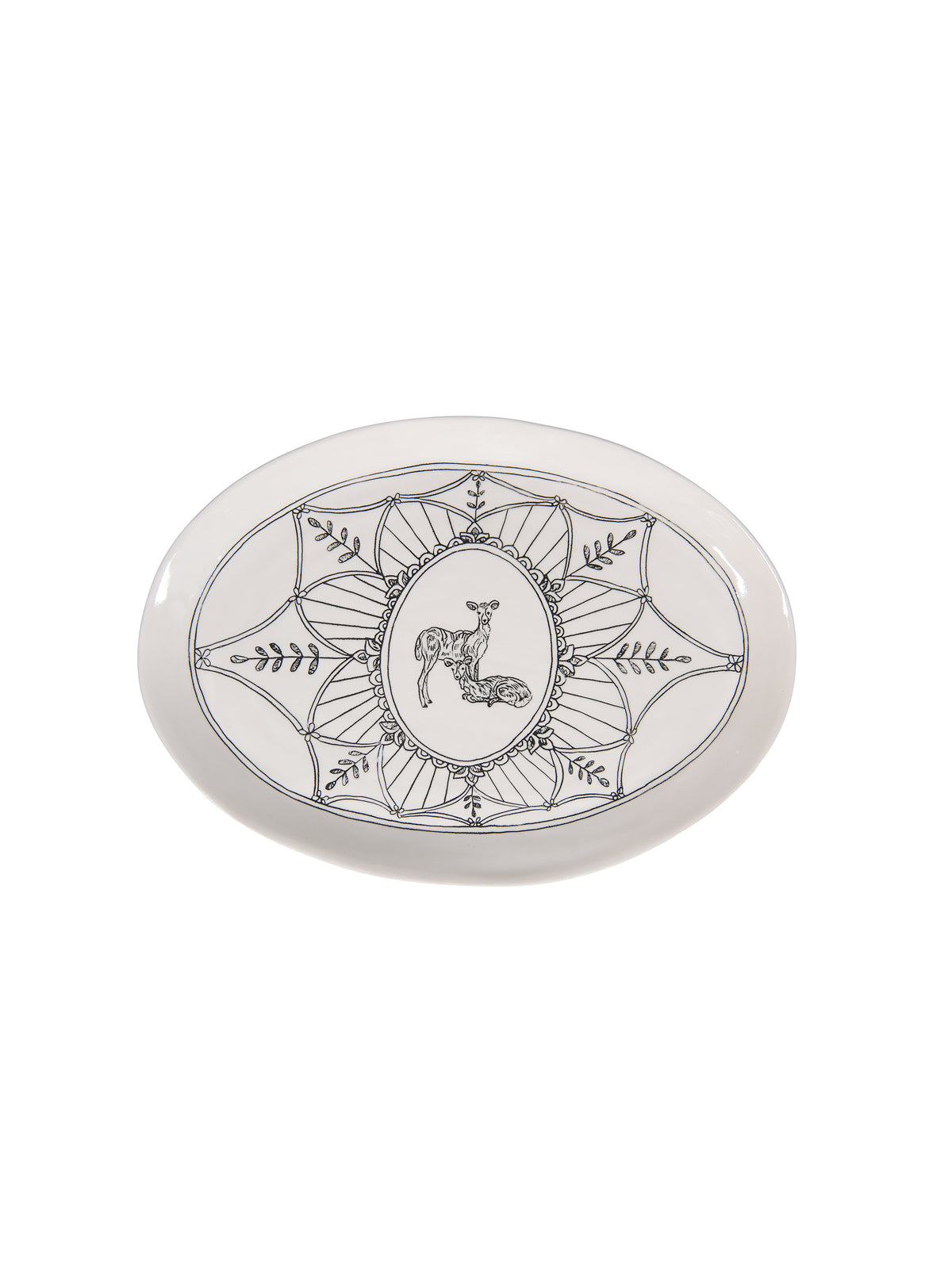 WT Hope and Mary Doe and Fawn Platter Weston Table
