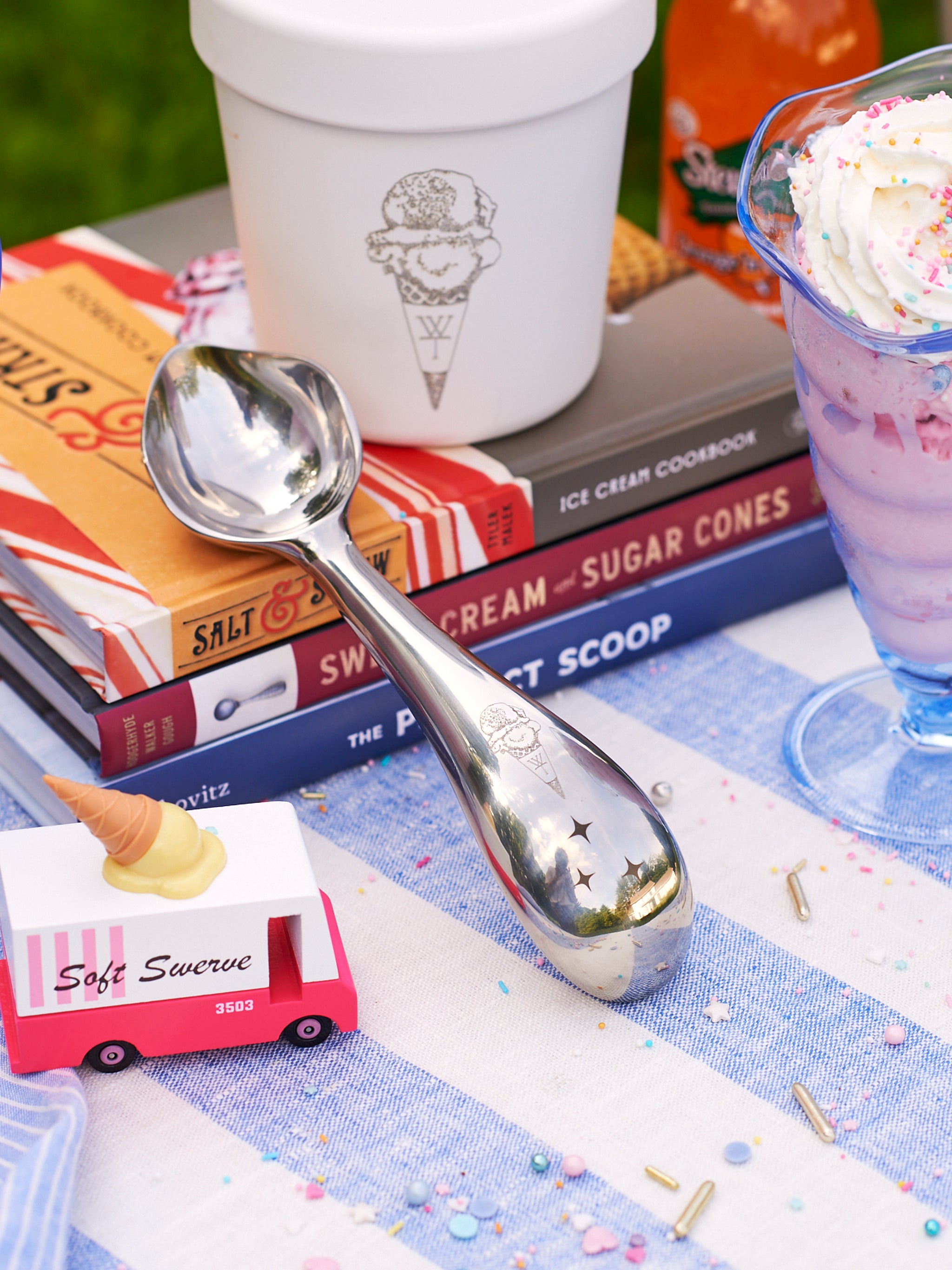 Personalized Ice Cream Scoop Metal Ice Cream Scoop Laser 